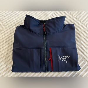 Arcteryx men’s softshell Gamma Mx jacket XXL navy blue